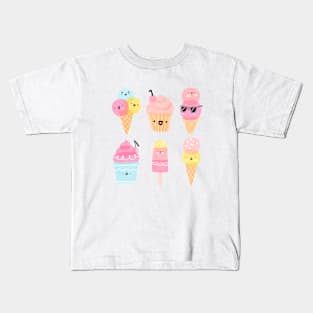 Happy Ice Cream Kids T-Shirt
